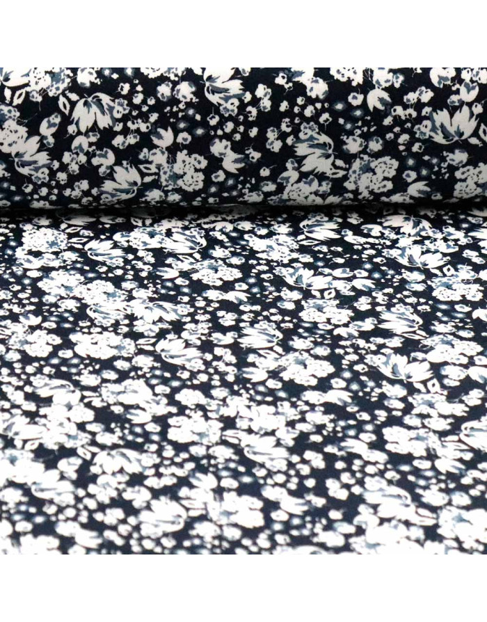 Crep Lycra Algodón Flor Clima