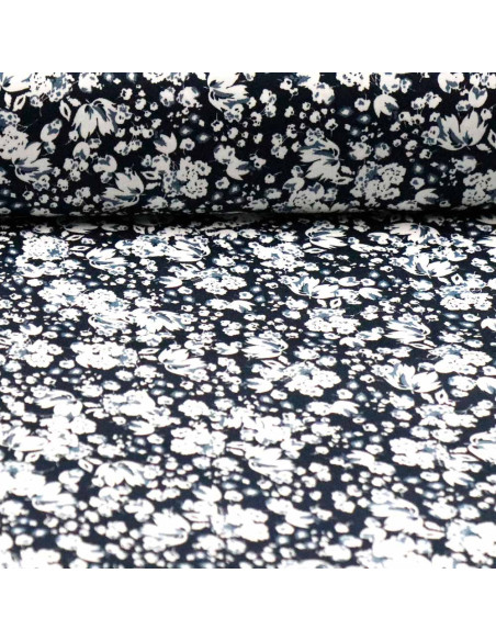 Crep Lycra Algodón Flor Clima Crep Lycra Algodón Flor Clima