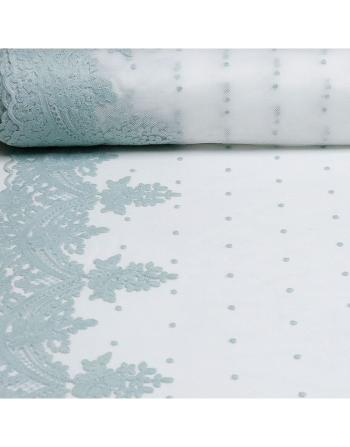 Tul Bordado Plumeti Sevilla - Imagen 1