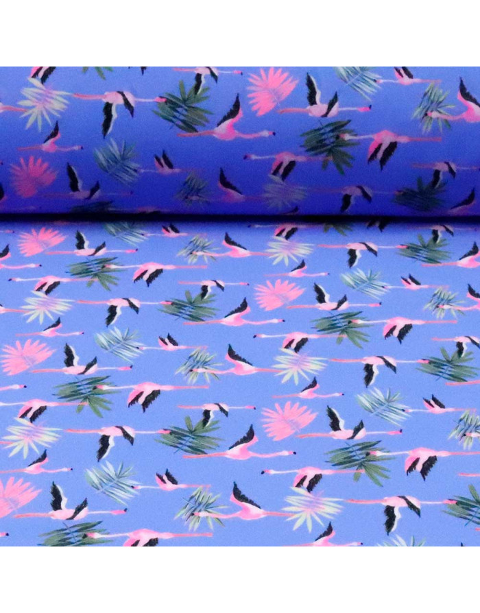 Punto de Lycra Flamencos Rosas