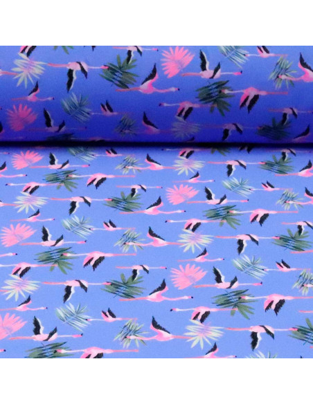 Punto de Lycra Flamencos Rosas Punto de Lycra Flamencos Rosas