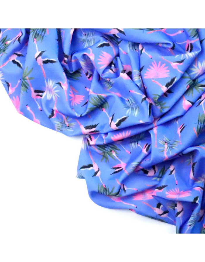 Punto de Lycra Flamencos Rosas