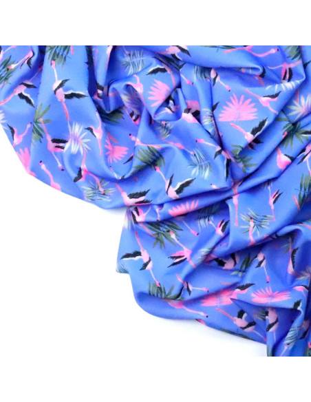 Punto de Lycra Flamencos Rosas Punto de Lycra Flamencos Rosas