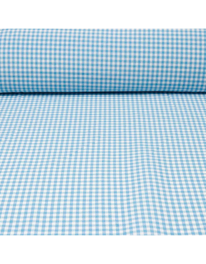 Cuadro Vichy Colores Turquesa-Retal - Imagen 1