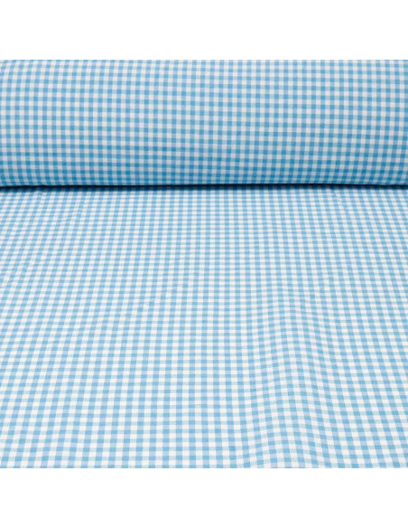Cuadro Vichy Colores Turquesa-Retal - Imagen 1