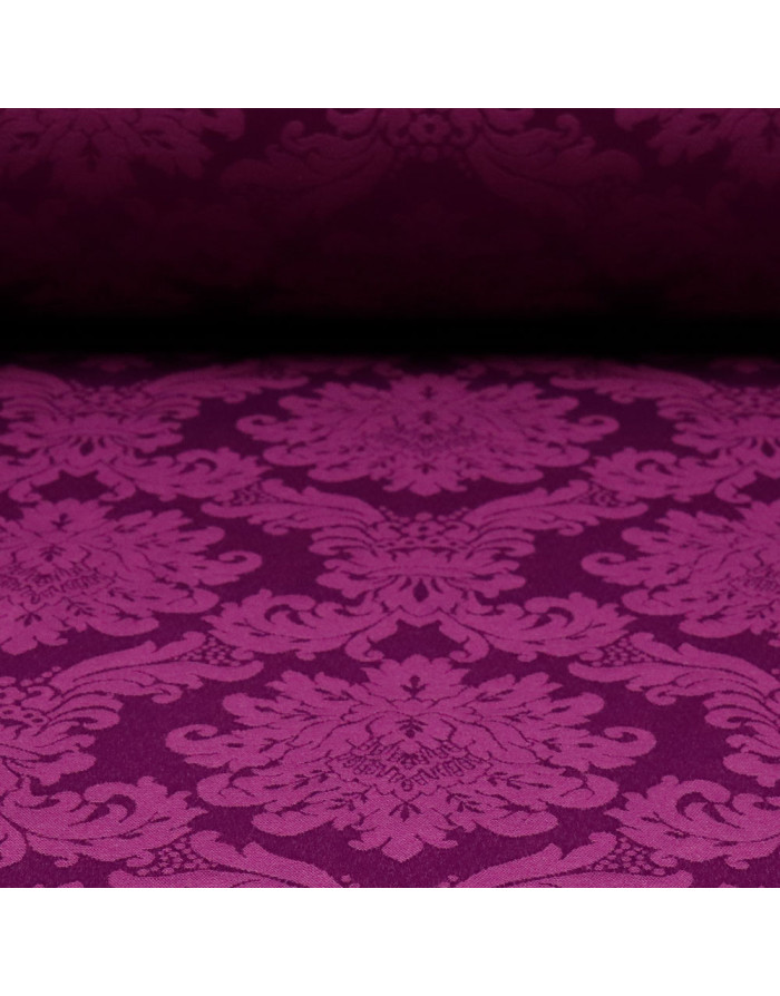 Damasco Berenjena Versace - Retal - Imagen 1