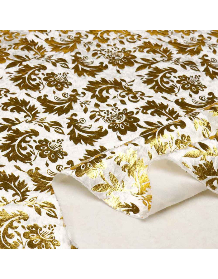 Terciopelo Blanco Pan de Oro