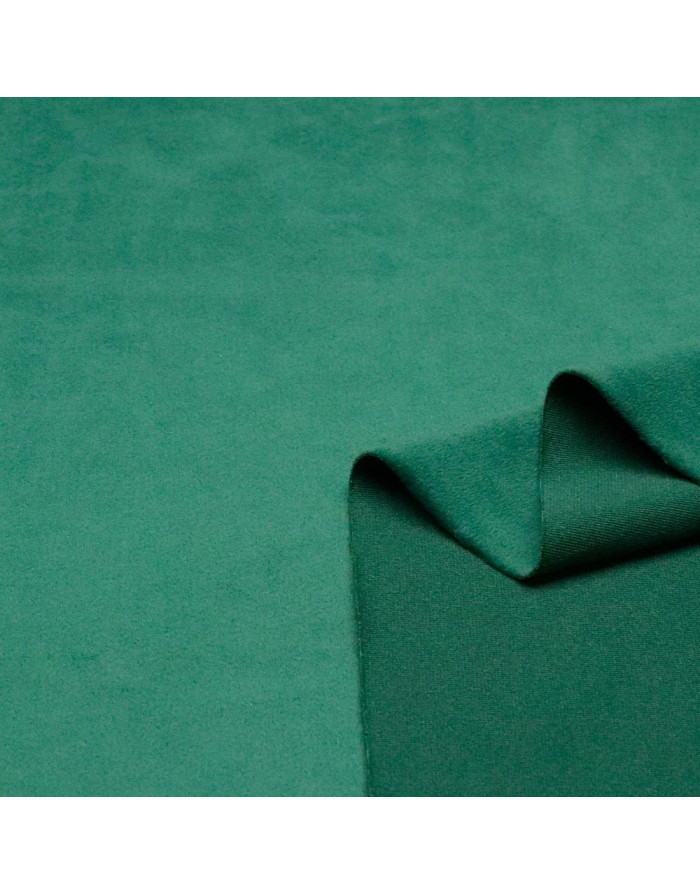 Terciopelo Liso Verde Botella
