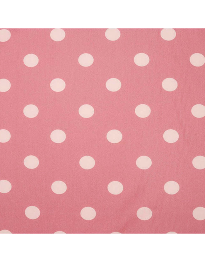 Popelín Maquillaje Lunar Rosa Nude Big