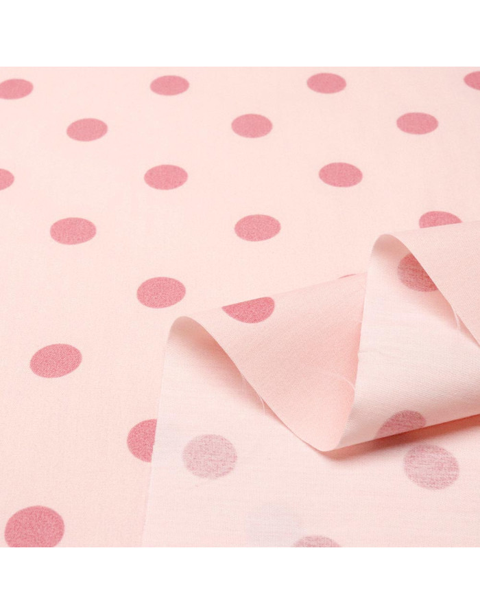 Popelín Rosa Nude Lunar Maquillaje Céntimo