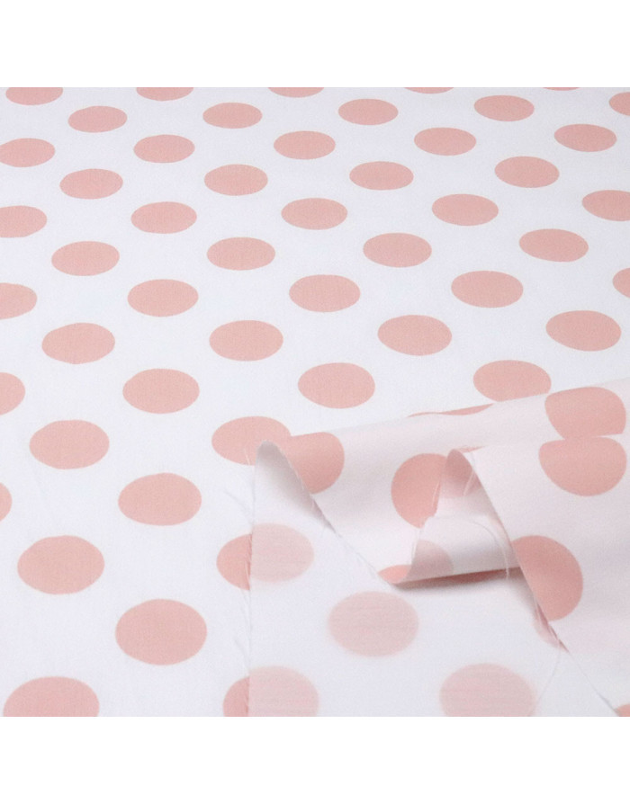 Popelin Blanco Lunar Nude Big