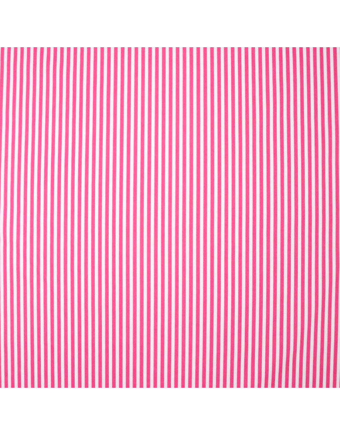 Popelín Rayas Rosa Fucsia Fina - Imagen 2