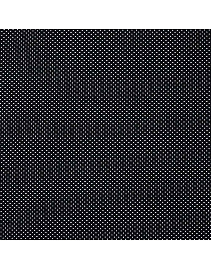 Popelín Negro Alfiler