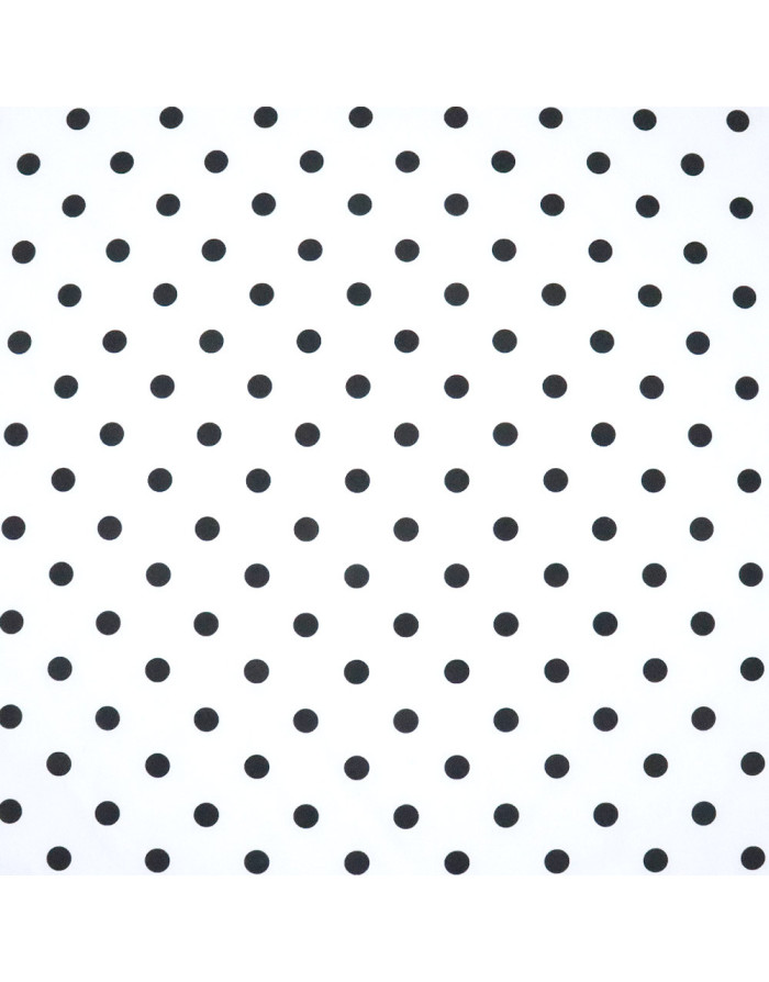 Popelin Blanco Lunar Céntimo - Imagen 3