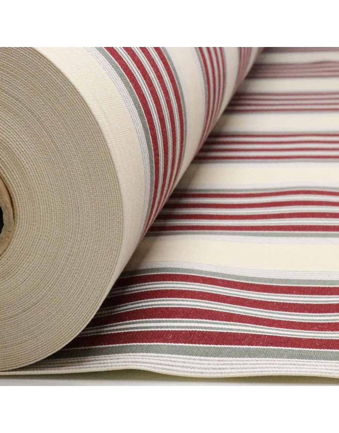 Lona Toldo Rayas Burdeos Pilar