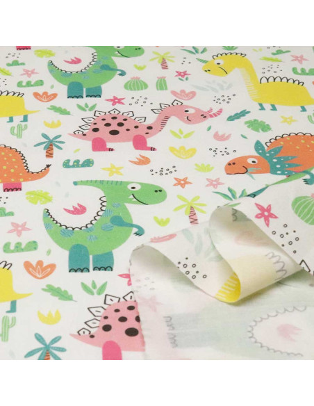 Algodón Dinosaurio Infantil - Imagen 2