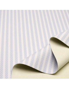 Polipiel Rayas Celeste Topitos 2