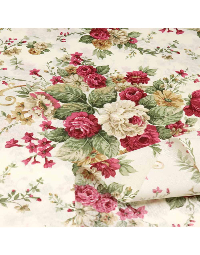 Loneta Cretona Burdeos