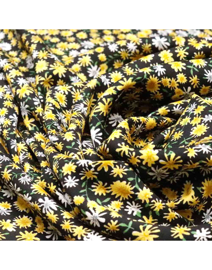 Viscosa Negra Flor Adriana