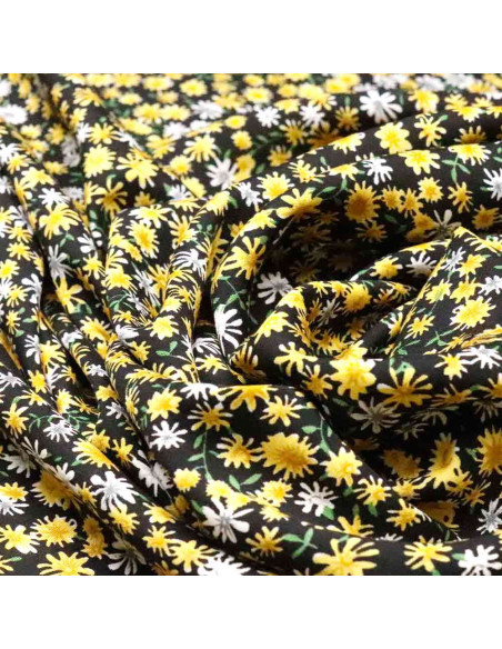 Viscosa Negra Flor Adriana