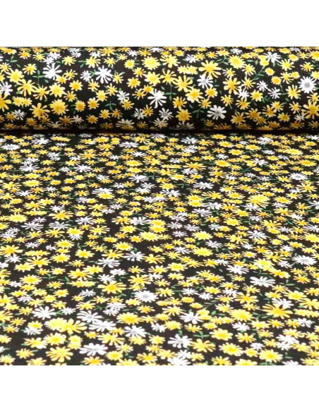 Viscosa Negra Flor Adriana