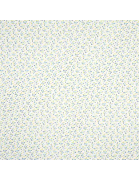 Algodón Blanco Flor Lavanda