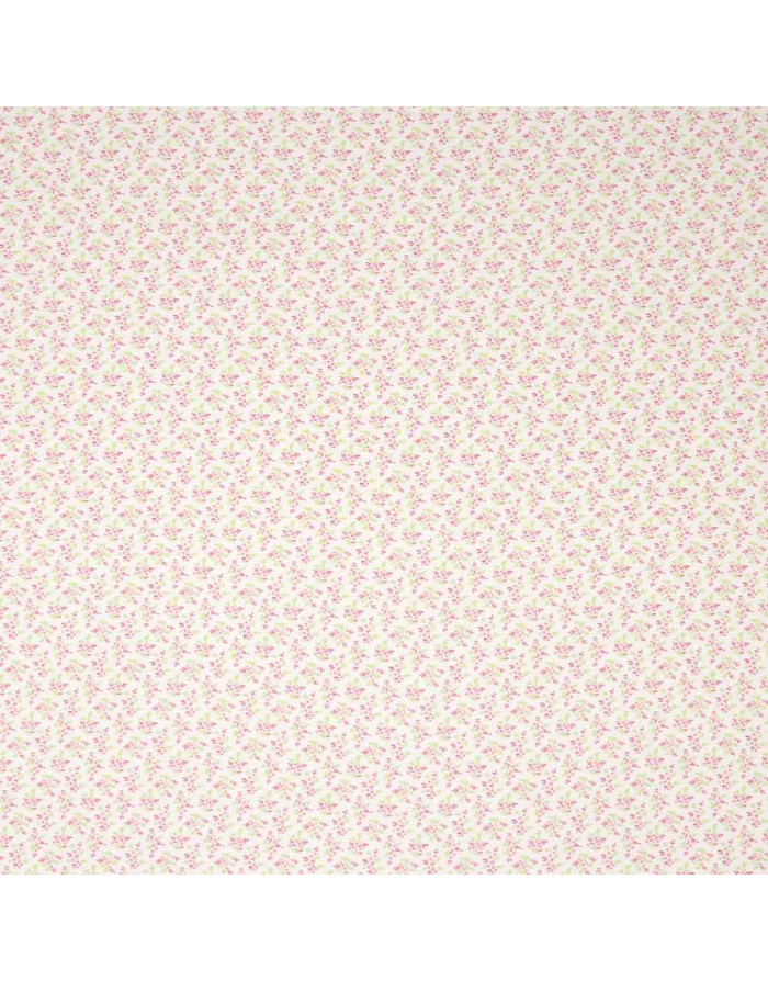 Algodón Blanco Flor Lavanda