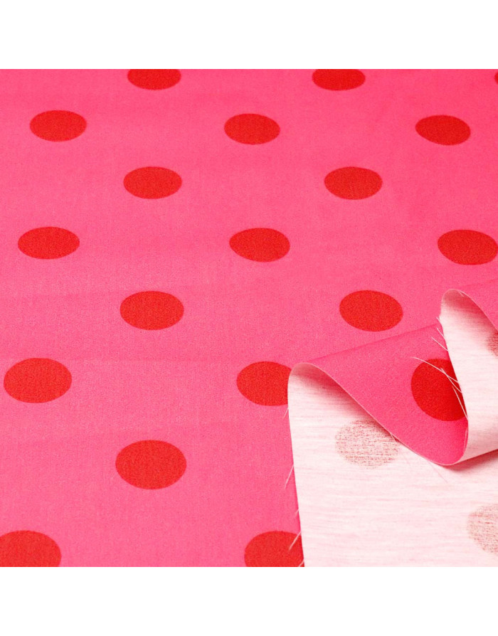 Popelin Fucsia Lunar Burdeos Big - Imagen 2