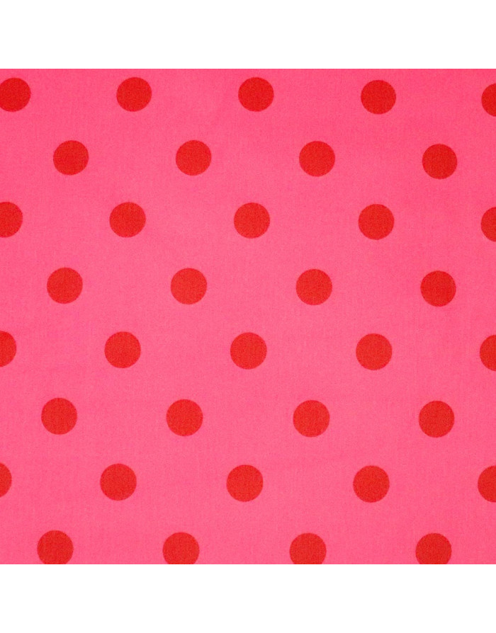 Popelin Fucsia Lunar Burdeos Big - Imagen 3