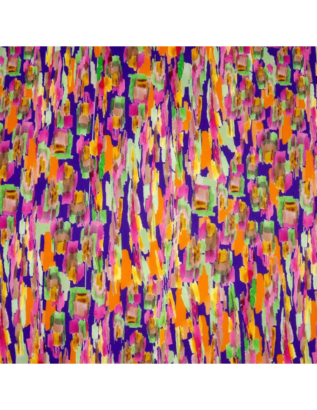 Punto de Lycra Piedras Multicolor - Imagen 3