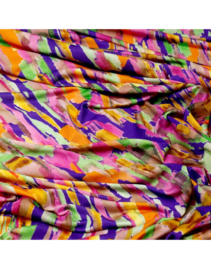 Punto de Lycra Piedras Multicolor - Imagen 2