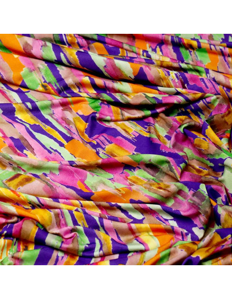Punto de Lycra Piedras Multicolor - Imagen 2