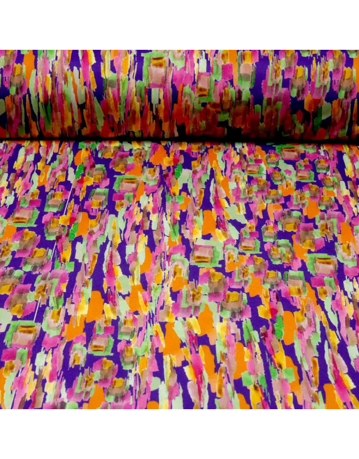 Punto de Lycra Piedras Multicolor - Imagen 1
