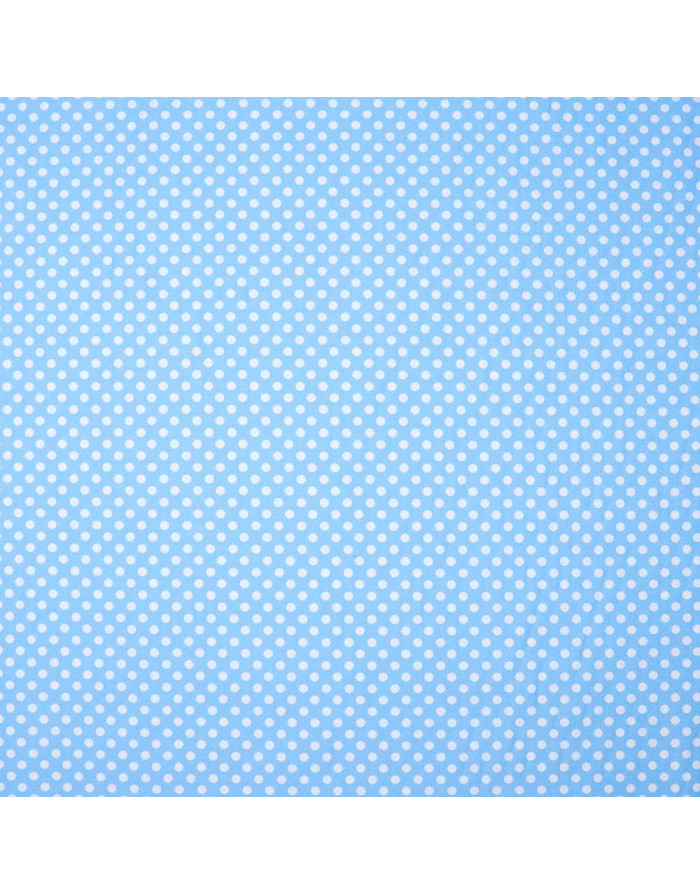 Popelín Celeste Lunar Blanco Unión - Imagen 3