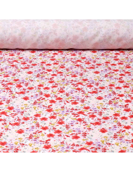 Georgette Lycra Jardín de Flores