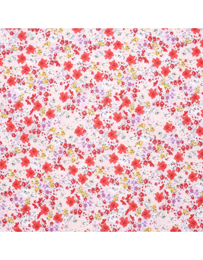 Georgette Lycra Jardín de Flores