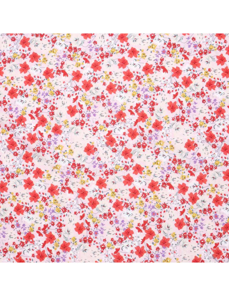 Georgette Lycra Jardín de Flores