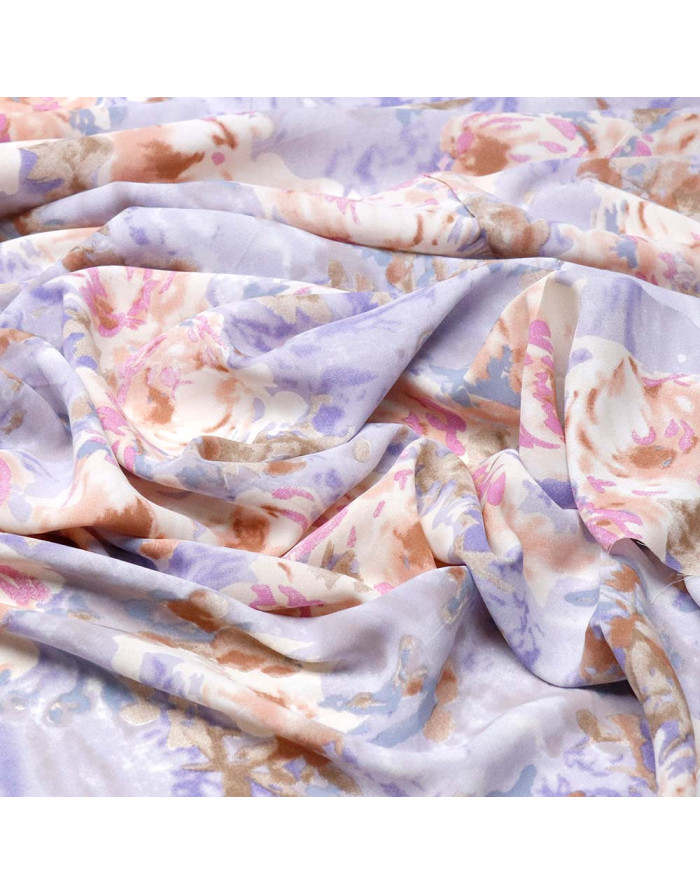Georgette Lycra Flor Elegancia - Imagen 2