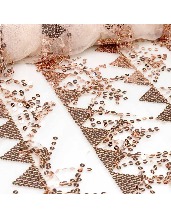 Lentejuela Rosa Maquillaje Cascada