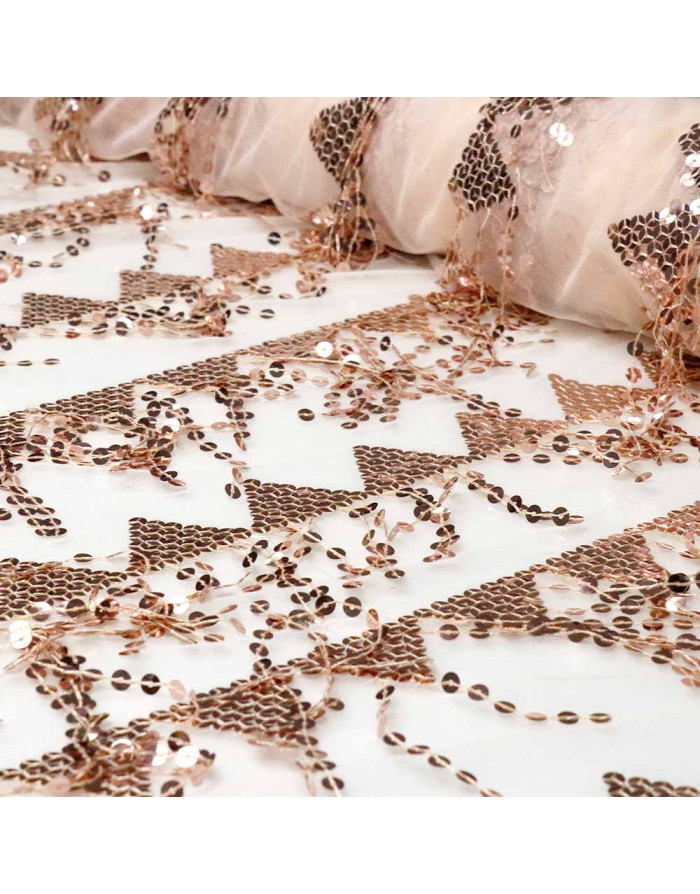 Lentejuela Rosa Maquillaje Cascada