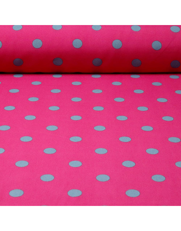 Tela Fucsia Lunar Gris