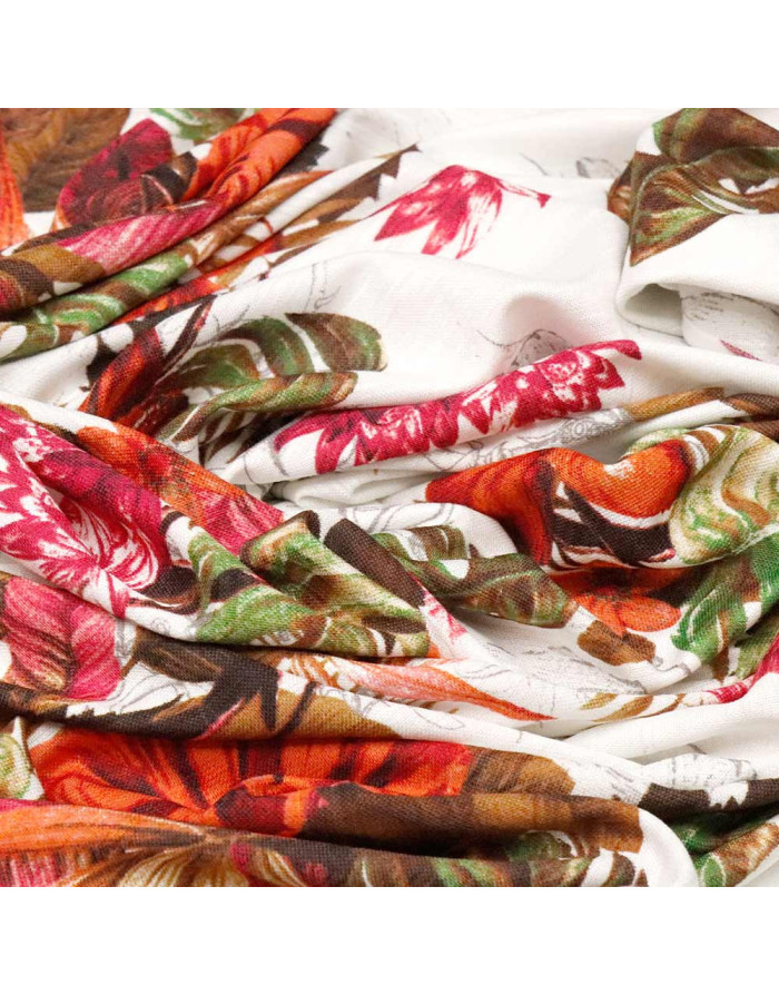 Viscosa Estampada Licra Flor