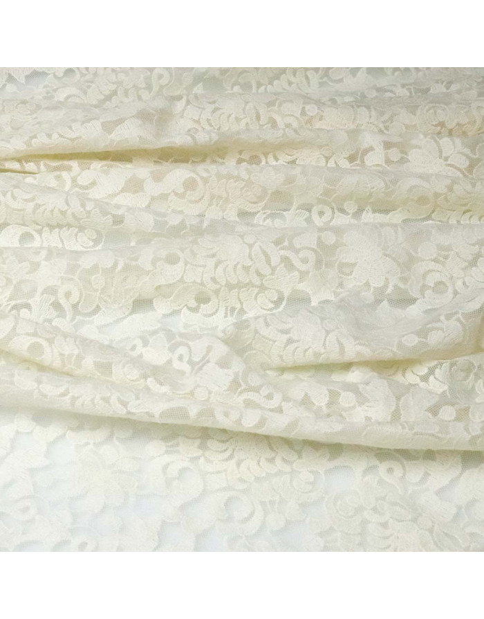 Tul Bordado Beige Ramadales - Imagen 3