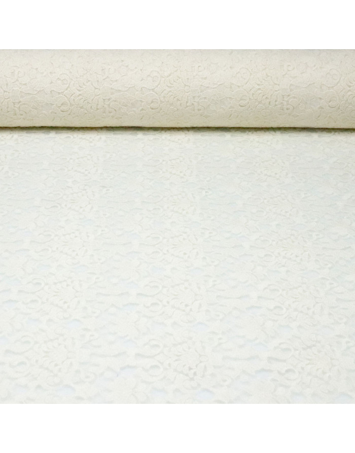 Tul Bordado Beige Ramadales - Imagen 1