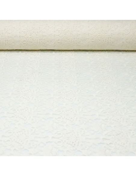 Tul Bordado Beige Ramadales - Imagen 1