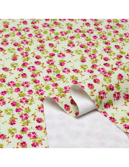 Crep Lycra Flor Cerezo