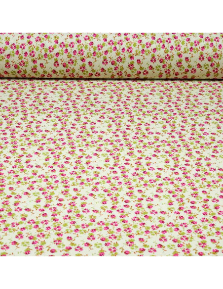 Crep Lycra Flor Cerezo