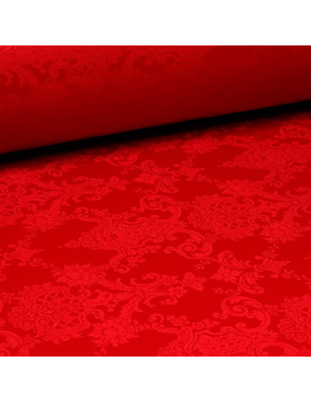 Damasco Rojo Medallones - Imagen 4