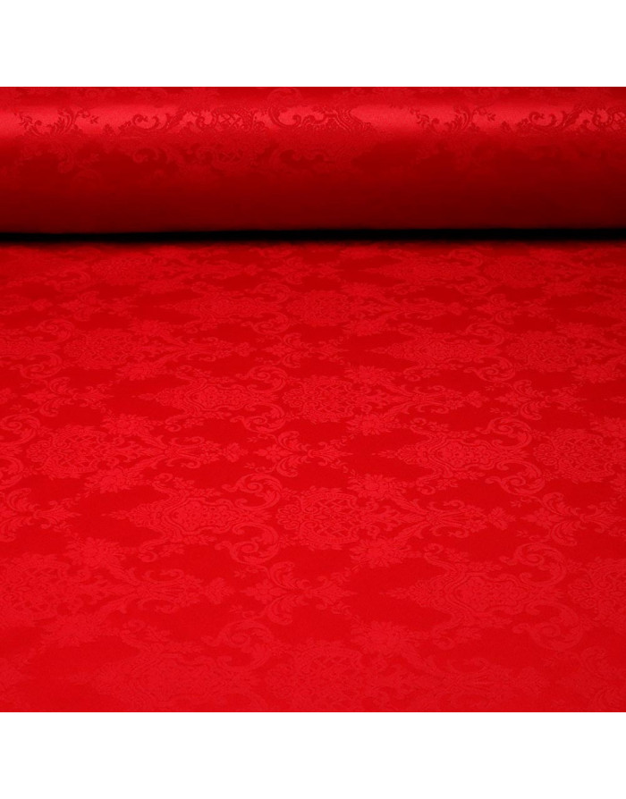 Damasco Rojo Medallones - Imagen 1