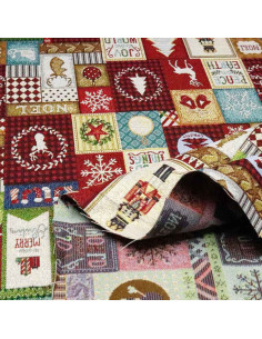 Tapicería Navidad PatchWork Lurex 2